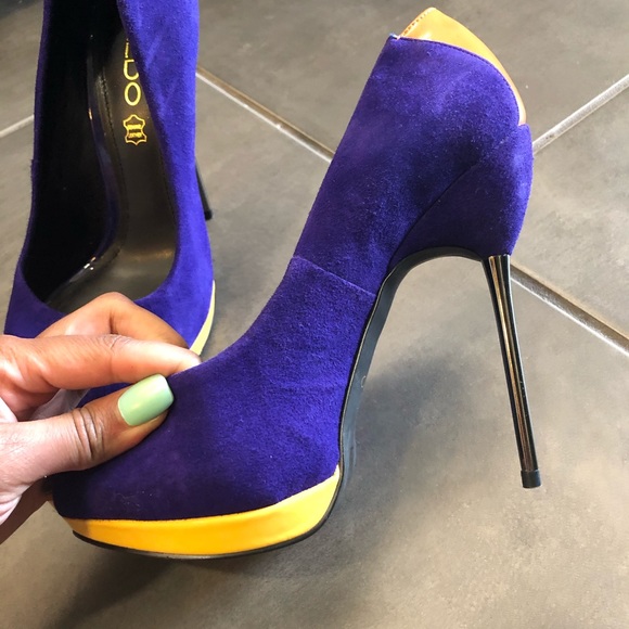 Color block heels - Picture 3 of 5